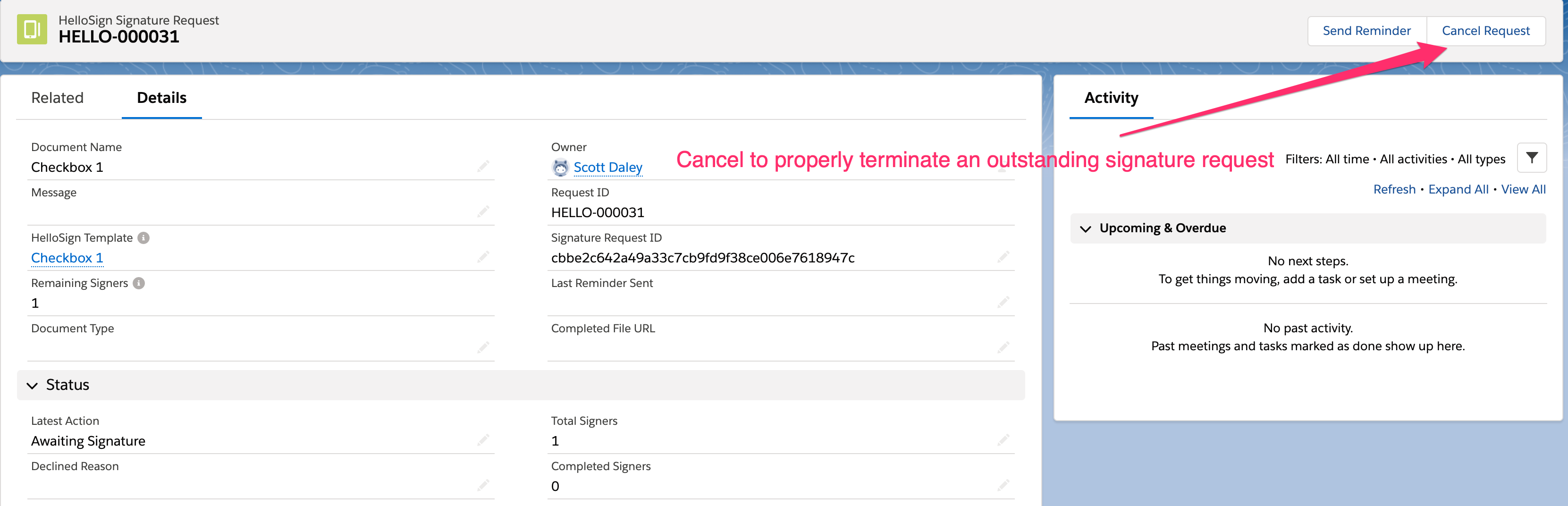 How To Cancel Signature Requests And Avoid Callback Errors – Help Center